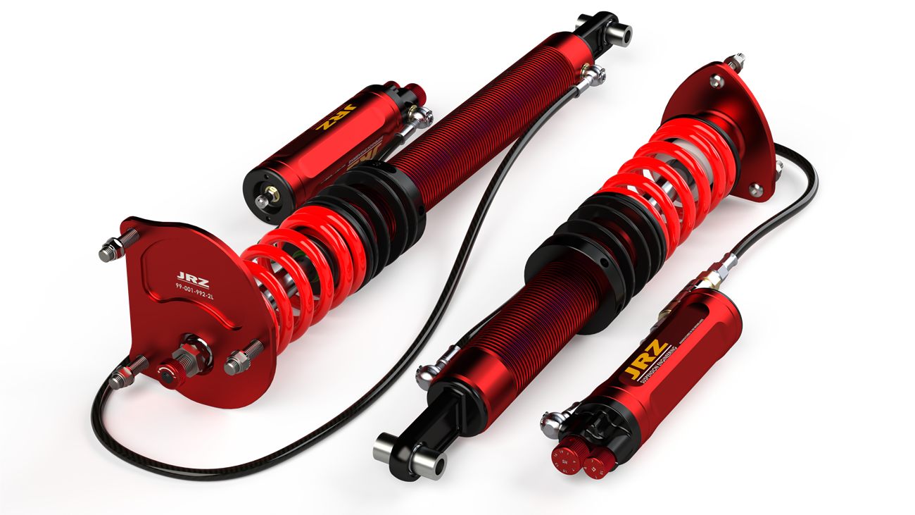 How to Choose a JRZ Suspension Setup for Your Car 1 The JRZ 12 Series, the three-way Motorsport damper at the top of the range. The full line below scales down from here to the street.