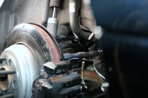 Meisterschaft Motorsport Engineering Rear Upper Camber Arms - BMW M3 E90/E92/E93 (2008-2013) 12 Meisterschaft rear camber arm at the BMW E9x M3 rear hub