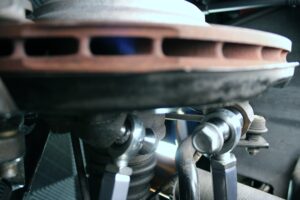 Meisterschaft Motorsport Engineering Rear Upper Camber Arms - BMW M3 E90/E92/E93 (2008-2013) 13 Meisterschaft rear camber arm rod end installed on BMW E9x M3