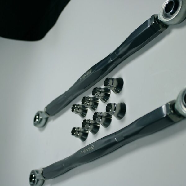Home 4 Meisterschaft rear toe arms for BMW E9x M3, adjustable billet pair